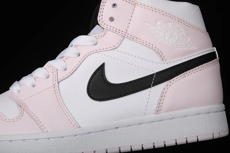 All categories Air Jordan Jordan series basketball shoes Air Jordan 1 Mid G version pure original Air Jordan 1 Mid AJ1 Joe 1 rose pink violet mid-top basketball shoes BQ6472-500